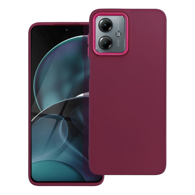 Kryt FRAME na Motorola Moto G14 Elegantní  Fialový (Purple)