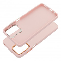 Kryt FRAME na Motorola Moto G53 5G Elegantní  Pudrově růžový