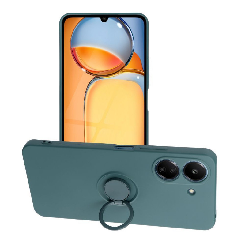 Kryt Silicone ring na XIAOMI Redmi 13C Zelený