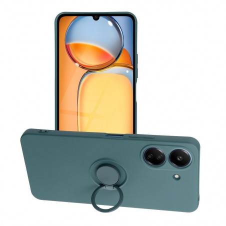 Kryt Silicone ring na XIAOMI Redmi 13C Zelený