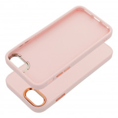 Kryt FRAME na Apple iPhone SE 2020 Elegantní  Pudrově růžový