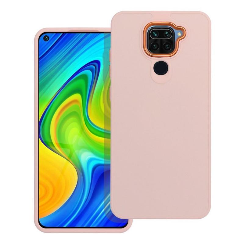 Kryt FRAME na XIAOMI Redmi Note 9 Elegantní  Pudrově růžový