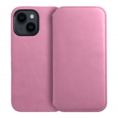 Peněženkové pouzdro Dual Pocket book na XIAOMI Redmi 13C Světle růžový