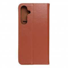 Peněženkové pouzdro Leather case SMART PRO na Samsung Galaxy A55 Elegantní  Hnědý
