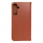 Peněženkové pouzdro Leather case SMART PRO na Samsung Galaxy A55 Elegantní  Hnědý