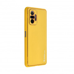 Kryt LEATHER na XIAOMI Redmi 13C Žlutý