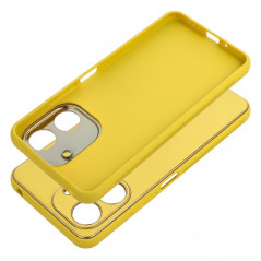 Kryt LEATHER na XIAOMI Redmi 13C Žlutý