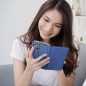 Peněženkové pouzdro Smart Case Book na Oppo A79 5G Tmavší modrý