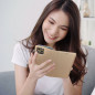 Peněženkové pouzdro Smart Case Book na Oppo A79 5G Zlatý