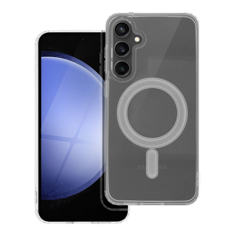 Kryt Clear Mag Cover na Samsung Galaxy S23 FE MagSAFE  Průhledný
