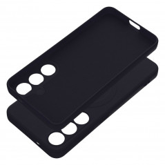 Kryt Silicone Mag Cover na Samsung Galaxy S24 MagSAFE  Černý