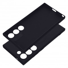 Kryt Silicone Mag Cover na Samsung Galaxy S24 ULTRA MagSAFE  Černý