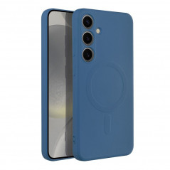 Kryt Silicone Mag Cover na Samsung Galaxy S24 PLUS MagSAFE  Modrý