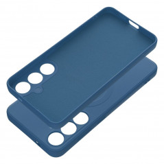 Kryt Silicone Mag Cover na Samsung Galaxy S24 PLUS MagSAFE  Modrý