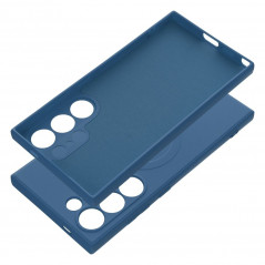 Kryt Silicone Mag Cover na Samsung Galaxy S24 ULTRA MagSAFE  Modrý
