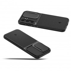 Kryt Spigen  Liquid Air na Apple iPhone 15 Pro Max Přírodní titanová