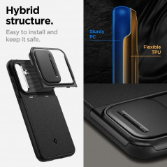 Kryt Spigen  Liquid Air na Apple iPhone 15 Pro Max Přírodní titanová
