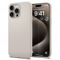 Kryt Spigen  Liquid Air na Apple iPhone 15 Pro Max Přírodní titanová