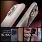 Kryt Spigen  Liquid Air na Apple iPhone 15 Pro Max Přírodní titanová
