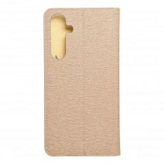 Peněženkové pouzdro LUNA Book Gold na Samsung Galaxy A55 Elegantní  Zlatý