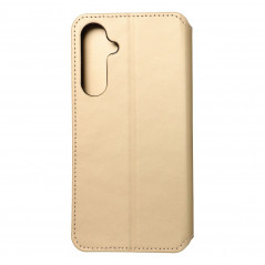 Peněženkové pouzdro Dual Pocket book na Samsung Galaxy A35 Zlatý