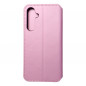 Peněženkové pouzdro Dual Pocket book na Samsung Galaxy A55 Světle růžový