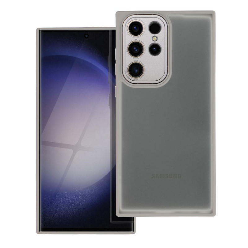 Kryt VARIETE na Samsung Galaxy S22 Ultra Elegantní  Ocelový