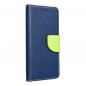 Peněženkové pouzdro Fancy Book na XIAOMI Redmi 13C Námořnická modrá / Limetkovo zelený