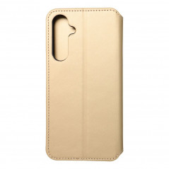 Peněženkové pouzdro Dual Pocket book na Samsung Galaxy A55 Zlatý