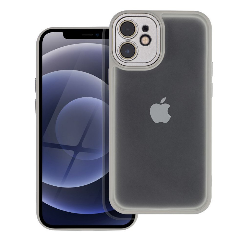 Kryt VARIETE na Apple iPhone 12 mini Elegantní  Ocelový
