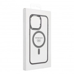 Kryt Color Edge Mag na Apple iPhone 15 MagSAFE  Titanově šedý