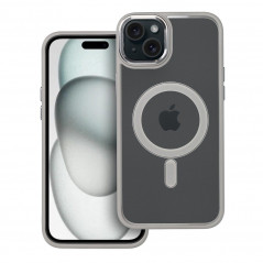 Kryt Color Edge Mag na Apple iPhone 15 Plus MagSAFE  Titanově šedý