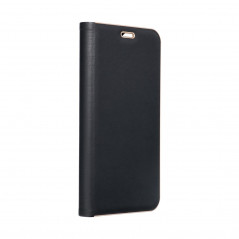 Peněženkové pouzdro LUNA Book Gold na Samsung Galaxy S23 FE Elegantní  Černý