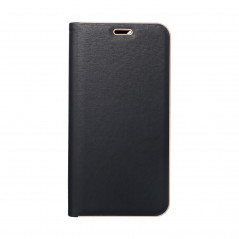 Peněženkové pouzdro LUNA Book Gold na Samsung Galaxy S23 FE Elegantní  Černý