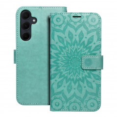 Peněženkové pouzdro MEZZO Book na Samsung Galaxy A35 Mandala  Zelený