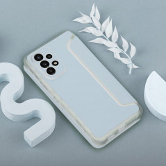 Peněženkové pouzdro Piano Book na Samsung Galaxy A55 Světle modrý