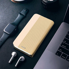 Peněženkové pouzdro Sensitive Book na Samsung Galaxy A55 Zlatý