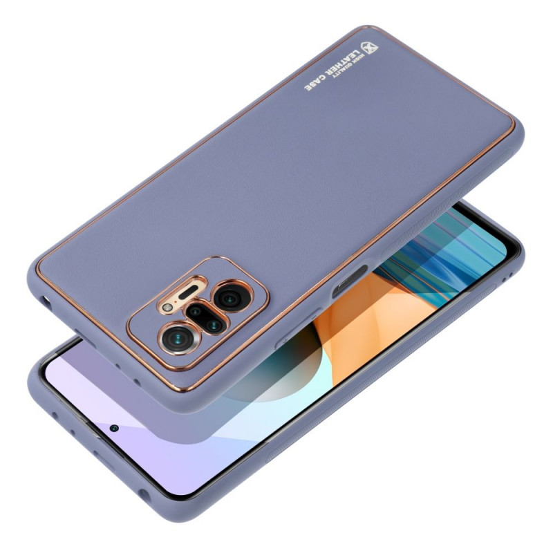 Kryt LEATHER na XIAOMI Redmi 13C Modrý
