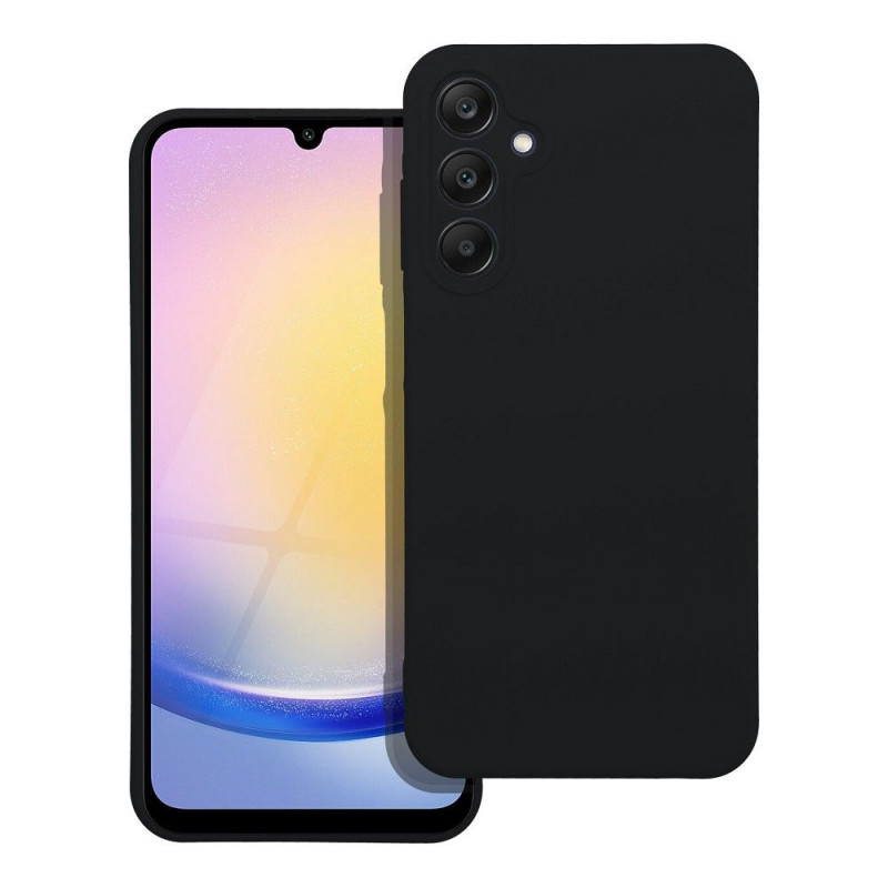 Kryt Silicone na Samsung Galaxy A25 5G Elegantní  Černý