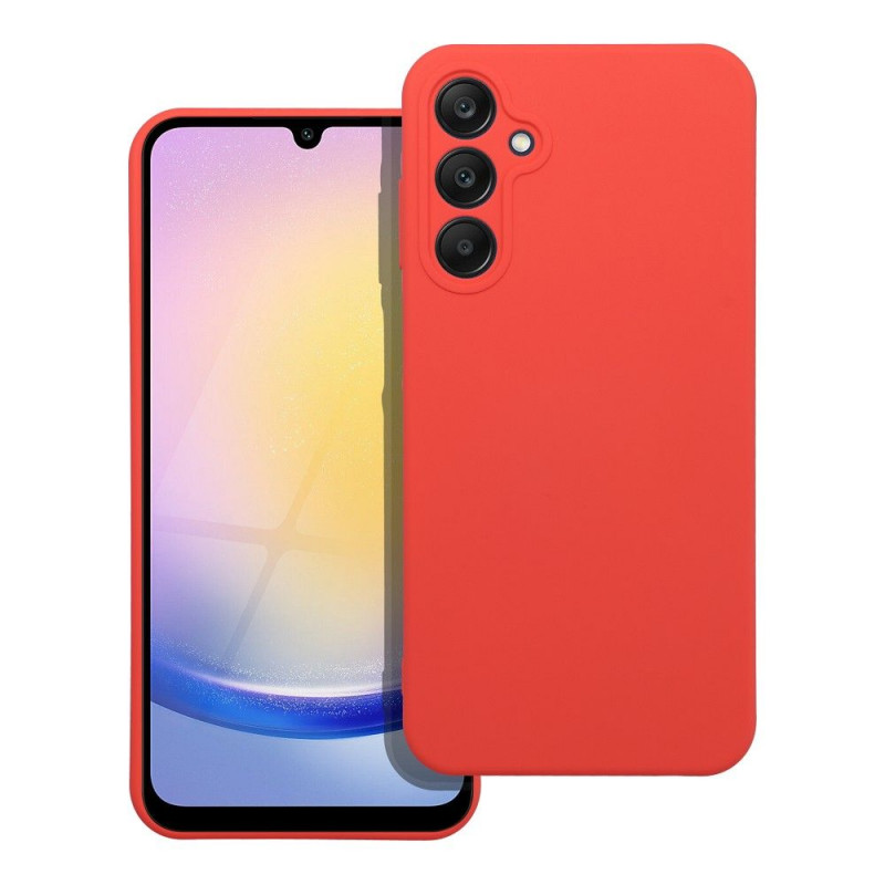 Kryt Silicone na Samsung Galaxy A25 5G Elegantní  Broskvový