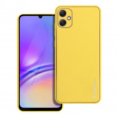 Kryt LEATHER na Samsung Galaxy A05 Žlutý