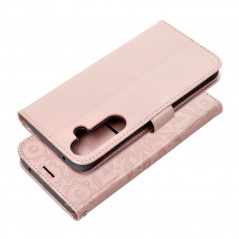 Peněženkové pouzdro MEZZO Book na Samsung Galaxy A55 Mandala  Růžovo-zlatý