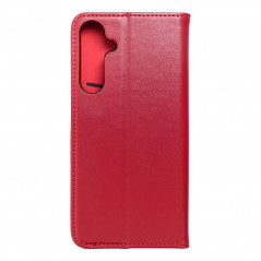 Peněženkové pouzdro Leather case SMART PRO na Samsung Galaxy A55 Elegantní  Vinově červený
