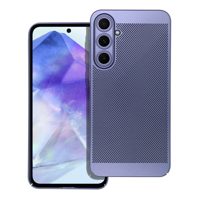 Kryt Breezy na Samsung Galaxy A55 Modrý