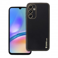 Kryt LEATHER na Samsung Galaxy A25 5G Černý