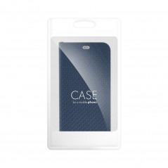 Peněženkové pouzdro LUNA Book Carbon na Samsung Galaxy A05s Uhlíkové vlákno, Elegantní  Modrý