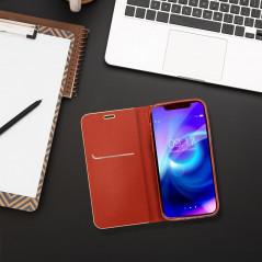 Peněženkové pouzdro LUNA Book Gold na Samsung Galaxy A05s Elegantní  Červený