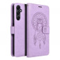 Peněženkové pouzdro MEZZO Book na Samsung Galaxy A05s Lapač snů  Fialový (Purple)