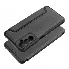 Peněženkové pouzdro Razor Book na Samsung Galaxy A05s Uhlíkové vlákno, Karbonový vzor  Černý