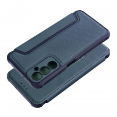Peněženkové pouzdro Razor Book na Samsung Galaxy A05s Uhlíkové vlákno, Karbonový vzor  Modrý